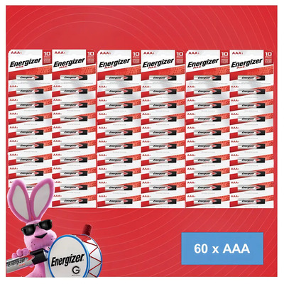 60 X Pilas AAA ENERGIZER MAX E92 Pilas Alcalinas 1.5V | Envío gratis