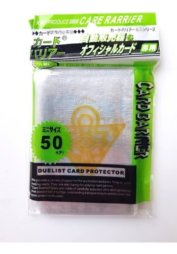 Pack 50 Micas Protectoras Para Cartas Yugioh! | Transparente