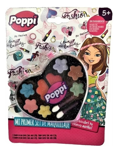 Mi Primer Set De Maquillaje Corazon Infantil Nenas Juegos