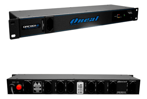 Regua De Energia 110v/220v C/ Fusivel Para Rack Oneal Oac801