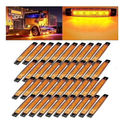 50pcs Plafones Led Camión Trailer Lateral Led Luz Indicadora | Meses sin interés