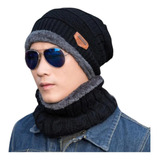 Gorro Bufanda Cerrada Hombre Mujer Unisex Invierno Frío