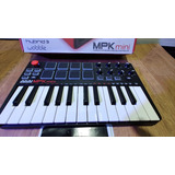 Teclado Controlador Akai Mpk Mini Mk2 C/ 25 Teclas Ótimo!!