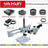Microscópio Yaxun Trilocular Com Câmara Suporte Fixação Ak31