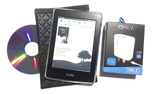 Amazon Kindle Paperwhite Con Luz + Funda + Tpu + Cargador