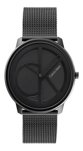 Reloj Para Unisex Calvin Klein Iconic Mesh 25200028 Negro