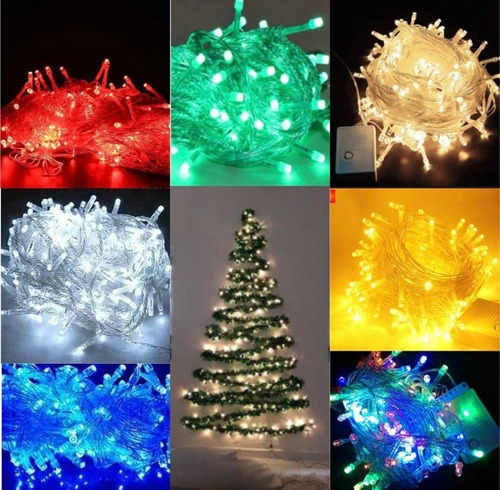 Pisca Pisca Arvore Natal 100 Leds Decoração Natalina 24hs