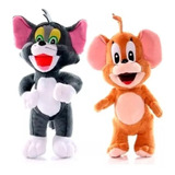 Peluches Tom Y Jerry Gato Ratón 25cm X 2 Detalles Retro 