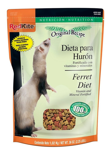 Alimento Huron Ferret Diet 1kg Hartz