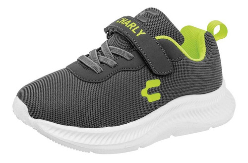 Tenis Niño Charly 1098147 Gris 18-21 108-369