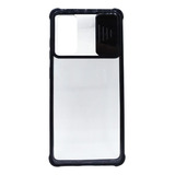 Carcasa Para Samsung S20 Fe Tapa Camaras Clear + Hidrogel Nombre Del Diseño Tapa Cámaras Color Transparente Borde Negro