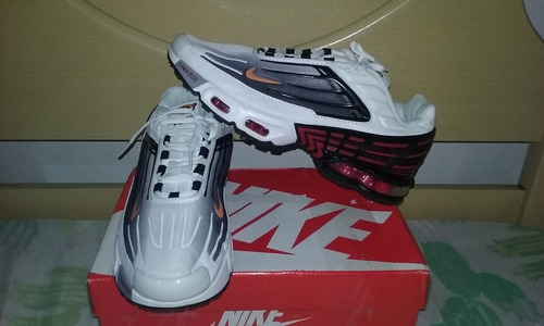 Tenis Nike Air Max Tn Plus 3 Br/verm/preto Nº41 Original!!!