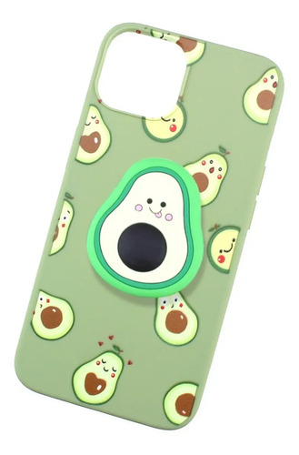 Funda + Sujetador Soporte Aguacate Compatible Con iPhone