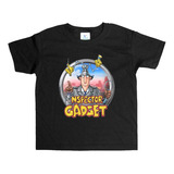 Remera Negra Niños Inspector Gadget R98