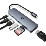 Hub Usb C 7 En 1, Adaptador Usb C Adaptador Macbook iPad Pro