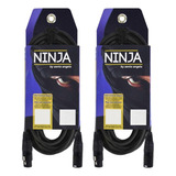 2 Cabo Santo Angelo Ninja Balanceado Xlr X Xlr - 25ft -7,62m