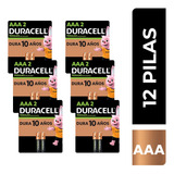 Duracell Aaa Recargables: 6 Paq De Pilas Aaa Nimh, 12 Pilas