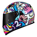 Capacete Feminino Ls2 Ff358 Bubble Branco Lançamento