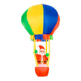 Inflable Navidad Santa Claus Paracaídas Decoración 180x100cm