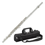 Flauta Transversal Yamaha Yfl412/id Com Estojo
