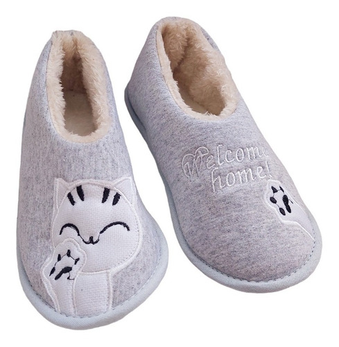 Pantuflas Hornerito - Gatito - Con Corderito