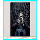 Cuadro Decorativo Game Of Thrones 29x50 Cm Serie Daenerys 