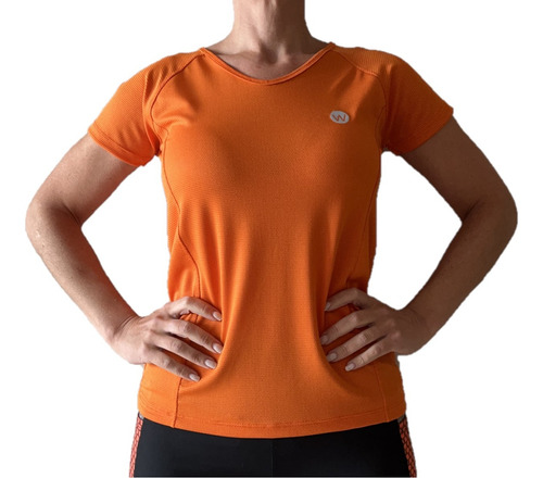 Remera Deportiva De Dry Fit, Manga Corta, Para Mujer!