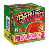 Gelatina Frutiño Fresa X 3 Und - g a $60