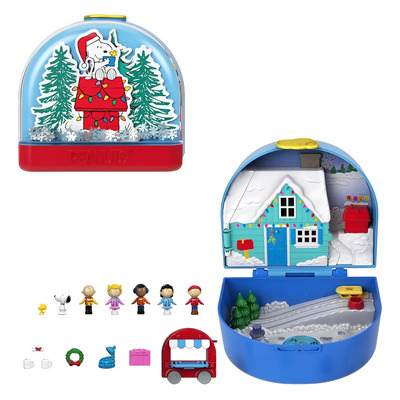 Polly Pocket Collector Set Compacto Peanuts Holiday | Envío gratis