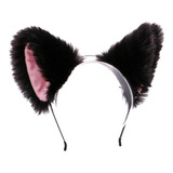 Orejas Gato Peludas Diadema De Peluche Cosplay Neko