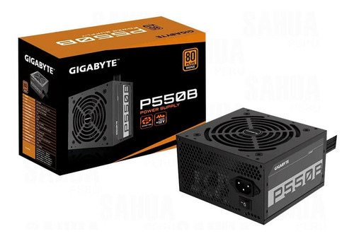 Fuente Gamer Gigabyte P550b 550w 80 Plus Bronze Atx Fijo