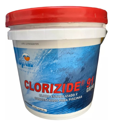 Tricloro, (cloro) Clorizide 91 Grano 9 Kg Spin Para Albercas