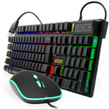 Kit Teclado E Mouse Gamer Exbom Bk-g550 Rgb