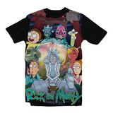 Camiseta/camisa Rick E Morty - Camiseta Adulto / Adolescente