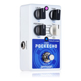 Ammoon Pedal De Efecto Guitarra Pockecho Delay & Looper 8 De