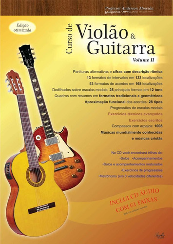 Método Curso De Violão E Guitarra Vol 2 Pf. Anderson Almeida