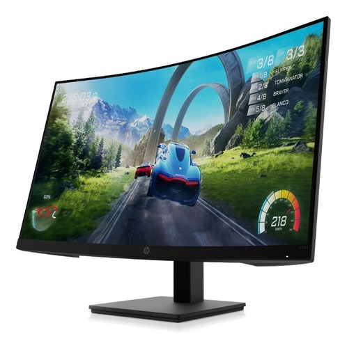 Monitor Gamer Hp X32c 31.5'' Fhd Curvo 60-165 Hz Color Negro