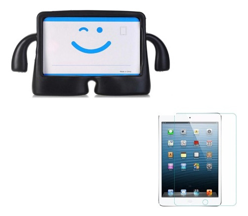 Capa Ibuy Infantil Anti Choque iPad 2/3/4+ Película De Vidro