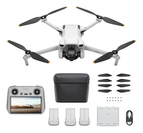 Dji Mini 3 Rádio Dji Rc Com Tela Fly More Combo - Dji033