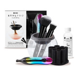 Stylpro Rainbow Gift Set Kit: Electric Makeup Brush Cleaner