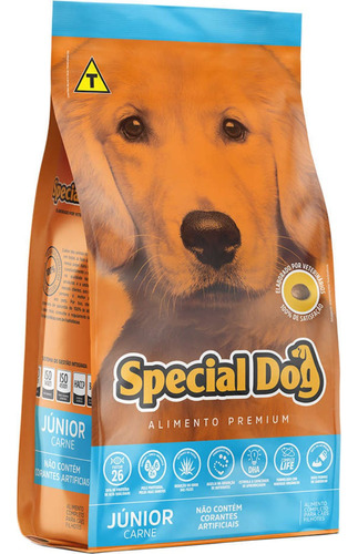 Ração Special Dog Júnior Premium Carne Cães Filhotes 20kg