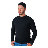 Blusa De Frio Suéter Masculino Lã Tricot Malha Grossa Casual