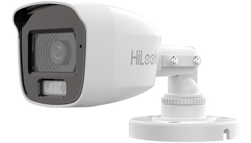 Câmera De Plástico Branco Coaxial De Áudio Led Hilook Thc-b127-lps De 2 Mp 2,8 Mm