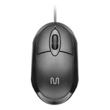 Mouse Óptico Usb Classic Com Fio Multilaser Mf100 Mo300