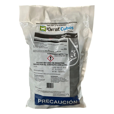 Veneno Rodenticida Klerat Cubos Syngenta para Control de Ratas y Roedores | Envío gratis