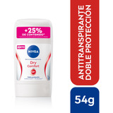 Desodorante Barra Nivea Black&white Dry Comfort Femenino 54g