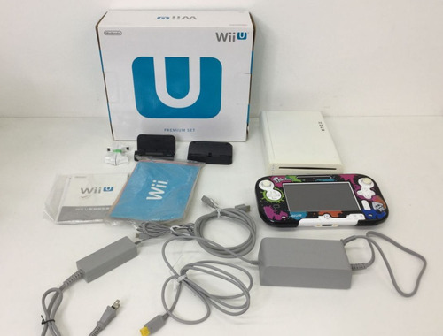 Consola Wii U Japonesa Con Caja Y Todos Sus Accesorios