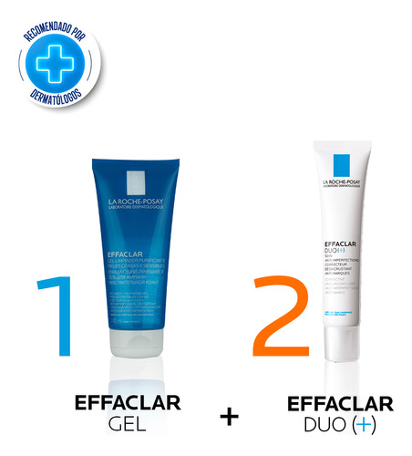 La Roche Posay Rutina Corta Acné Effaclar Gel Limp + Duo