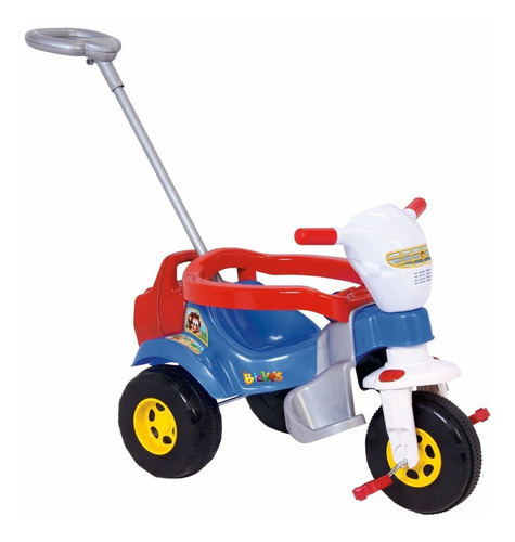 Triciclo Multifuncional Magic Toys Tico-tico Bichos Com Som Azul