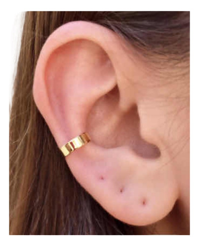 Piercing Encaixe Não Precisa Furo Banhado Ouro18k 1 Unidade